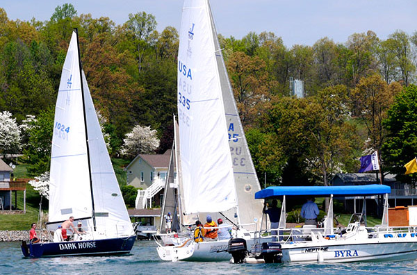 Boating on the Lake